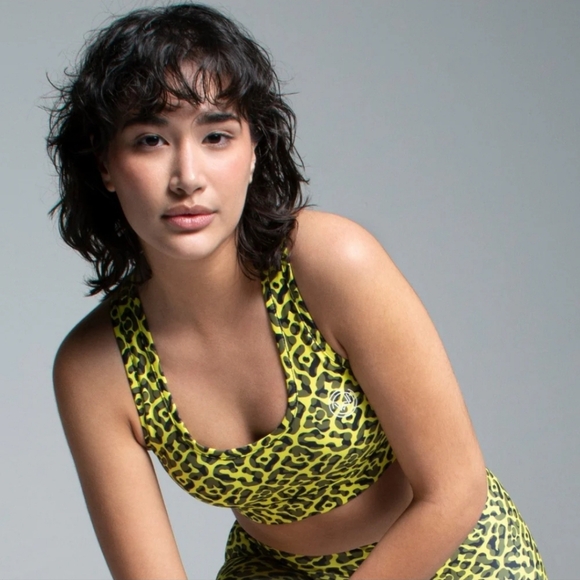 🏷️2XL WHAT WAIST VIBES BRA - LEOPARD MEDIUM SUPPORT - Picture 4 of 10